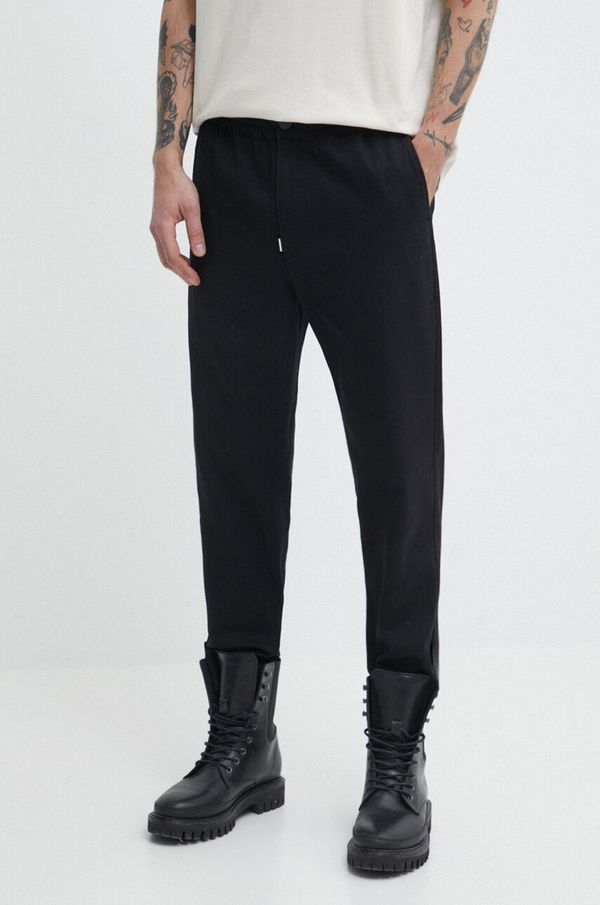 Sprayground Pamučne hlače Sprayground boja: crna, chinos kroj