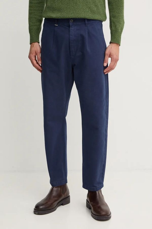 United Colors of Benetton Pamučne hlače United Colors of Benetton boja: tamno plava, chinos kroj, 43OZUE01M