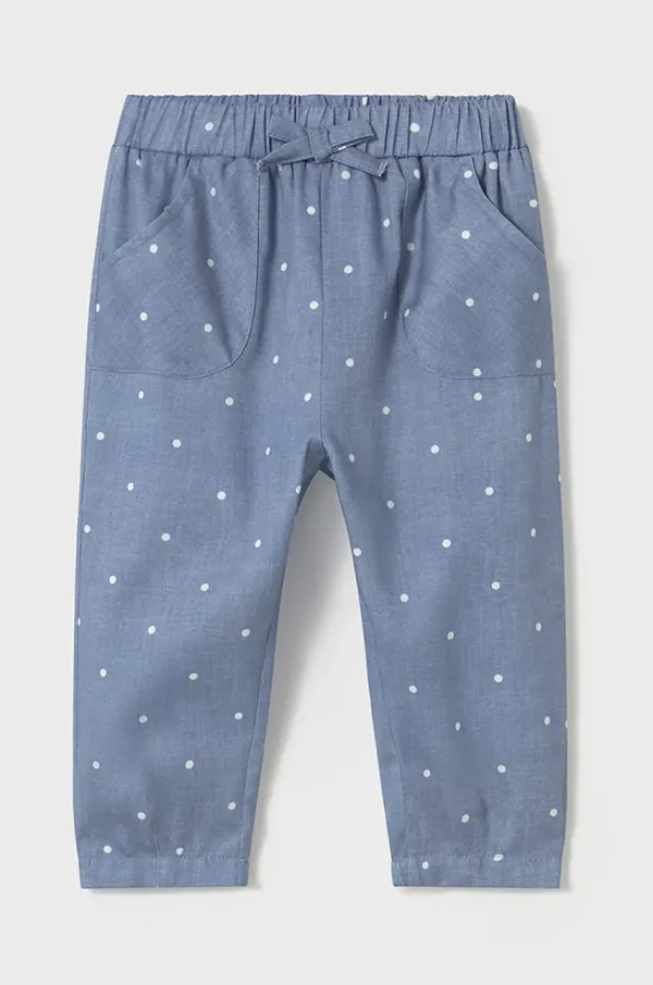 Mayoral Pamučne hlače za bebe Mayoral s uzorkom, 1570