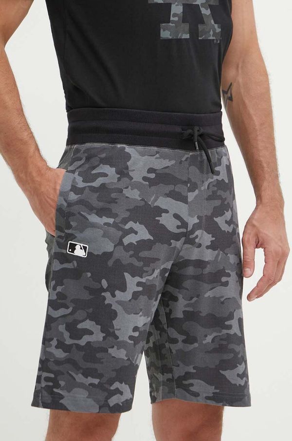 47 brand Pamučne kratke hlače 47 brand MLB Los Angeles Dodgers boja: siva, BB012PMTYAH608512CC