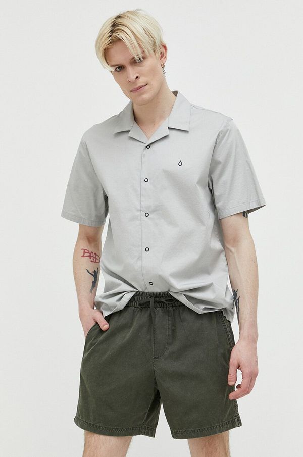 Abercrombie & Fitch Pamučne kratke hlače Abercrombie & Fitch boja: zelena