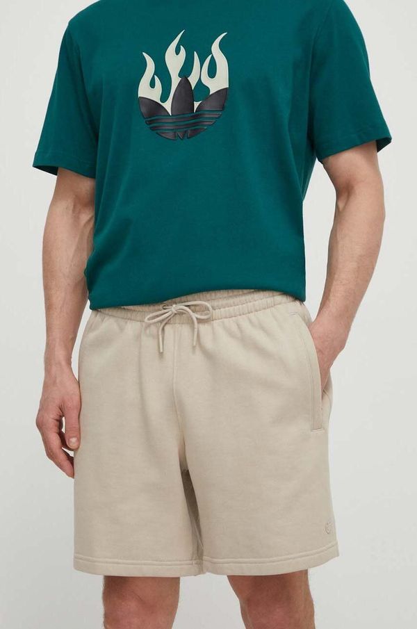 adidas Originals Pamučne kratke hlače adidas Originals boja: bež, IR7880