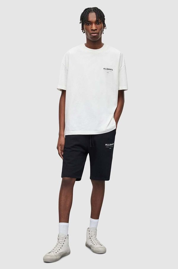 AllSaints Pamučne kratke hlače AllSaints UNDERGROUND SWEATSHO boja: crna, MG256Y