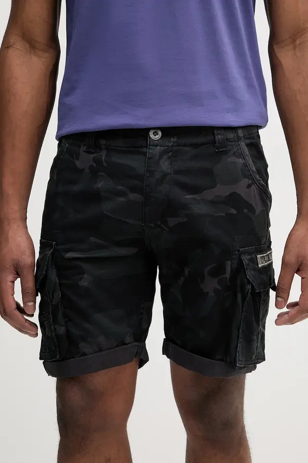 Alpha Industries Pamučne kratke hlače Alpha Industries Crew Short Camo
