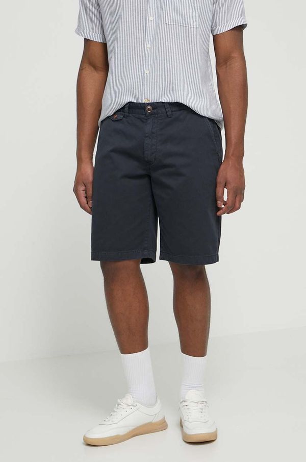 Barbour Pamučne kratke hlače Barbour boja: tamno plava
