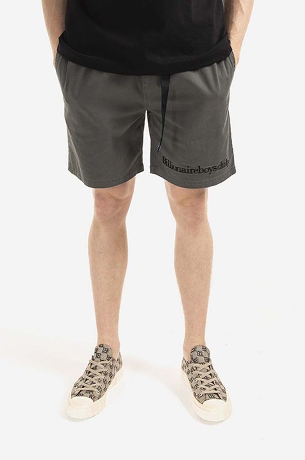 Billionaire Boys Club Pamučne kratke hlače Billionaire Boys Club Belted Shorts boja: zelena, B22209-DARKGREEN