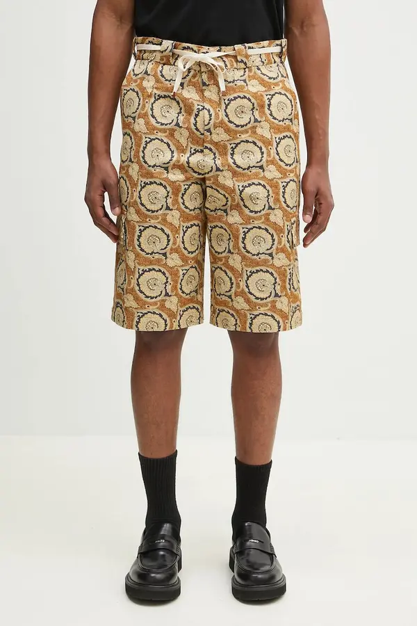 Drôle de Monsieur Pamučne kratke hlače Drôle de Monsieur Le Short Workwear Paisley