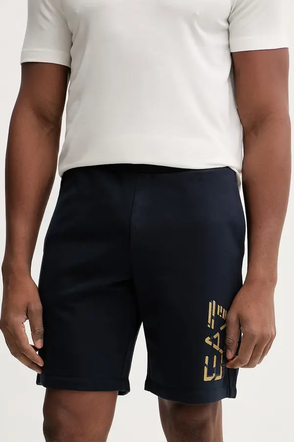 EA7 Emporio Armani Pamučne kratke hlače EA7 Emporio Armani
