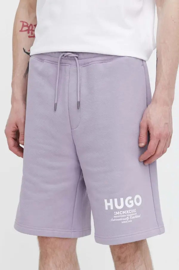 HUGO Blue Pamučne kratke hlače Hugo Blue  Nomario