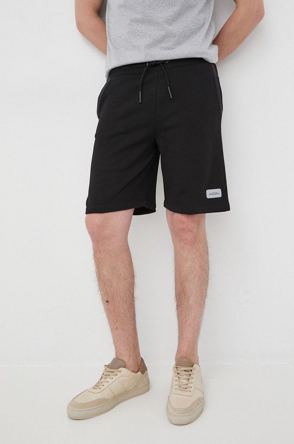 Lamborghini Pamučne kratke hlače Lamborghini za muškarce, boja: crna