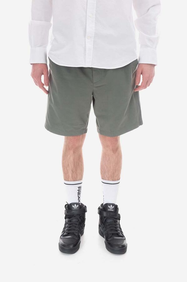 Norse Projects Pamučne kratke hlače Norse Projects Ezra Light Twill Shorts boja: zelena, N35.0577.8061-8061