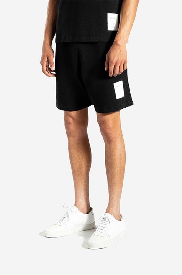 Norse Projects Pamučne kratke hlače Norse Projects Vanya Tab Series Sweatshorts boja: crna, N35.0580.9999-9999