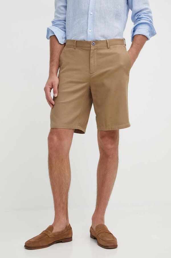Sisley Pamučne kratke hlače Sisley boja: smeđa