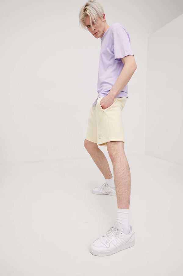 Unfair Athletics Pamučne kratke hlače Unfair Athletics za muškarce, boja: bež