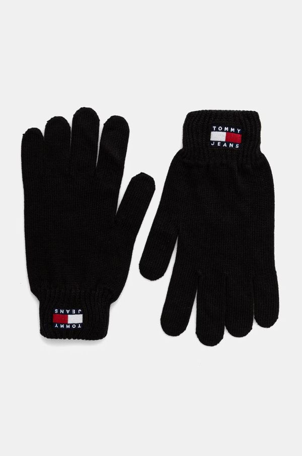 Tommy Jeans Pamučne rukavice Tommy Jeans boja: crna, AM0AM13333