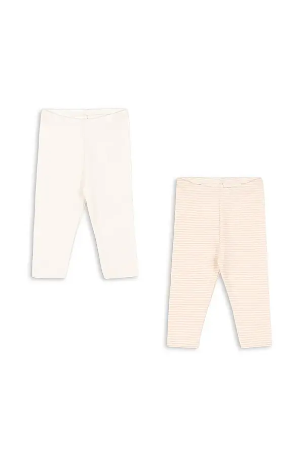 Fanga Fontana Pamučne tajice za bebe Fanga Fontana FIO STRIPE 2 PACK PANTS OCS 2-pack