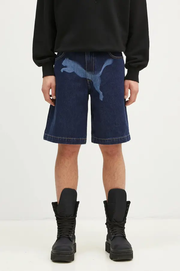 Puma Pamučne traper kratke hlače Puma PUMA X A$AP ROCKY Denim Short