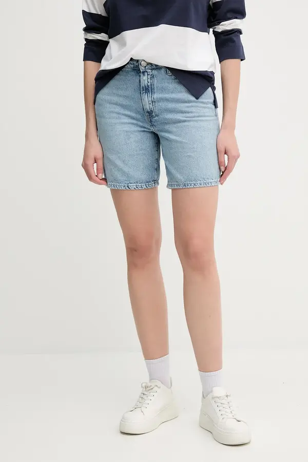 Tommy Hilfiger Pamučne traper kratke hlače Tommy Hilfiger