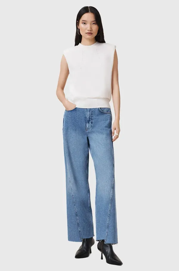 AllSaints Pamučne traperice AllSaints FOX za žene, W017EC