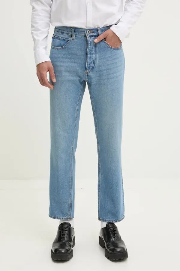 HUGO Blue Pamučne traperice Hugo Blue