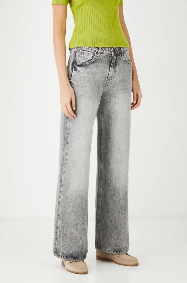 Medicine Pamučne traperice Medicine za žene, boja: siva