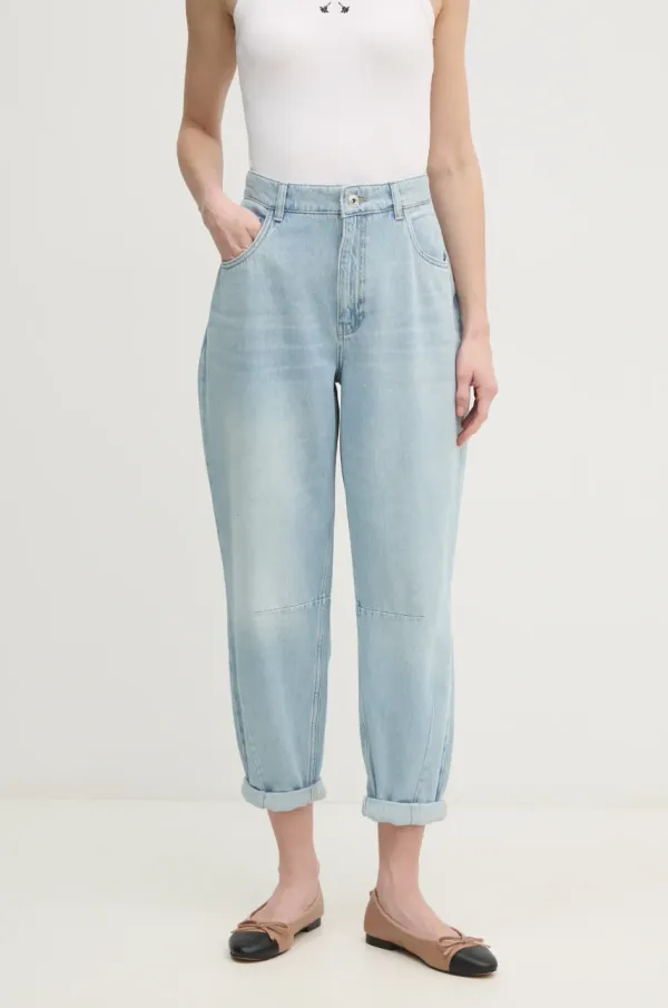 Mos Mosh Pamučne traperice Mos Mosh visoki struk, 168940