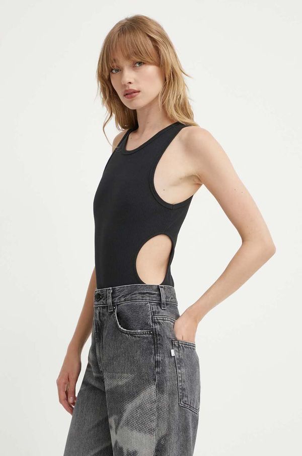 K+LUSHA Pamučni bodi K+LUSHA boja: crna, KLDIANA TJ009PX