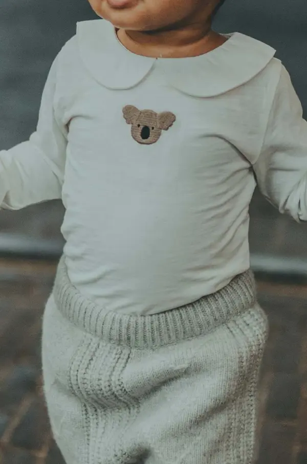 Donsje Pamučni bodi za bebe Donsje Davo Bodysuit Koala