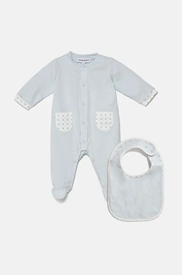 Emporio Armani Pamučni bodi za bebe Emporio Armani