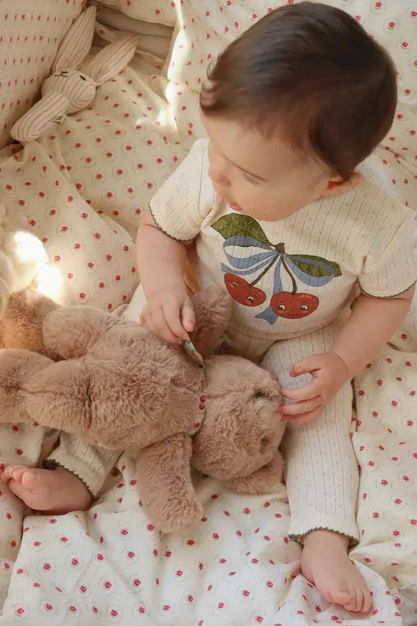 Konges Sløjd Pamučni bodi za bebe Konges Sløjd MINNIE SS BODY GOTS