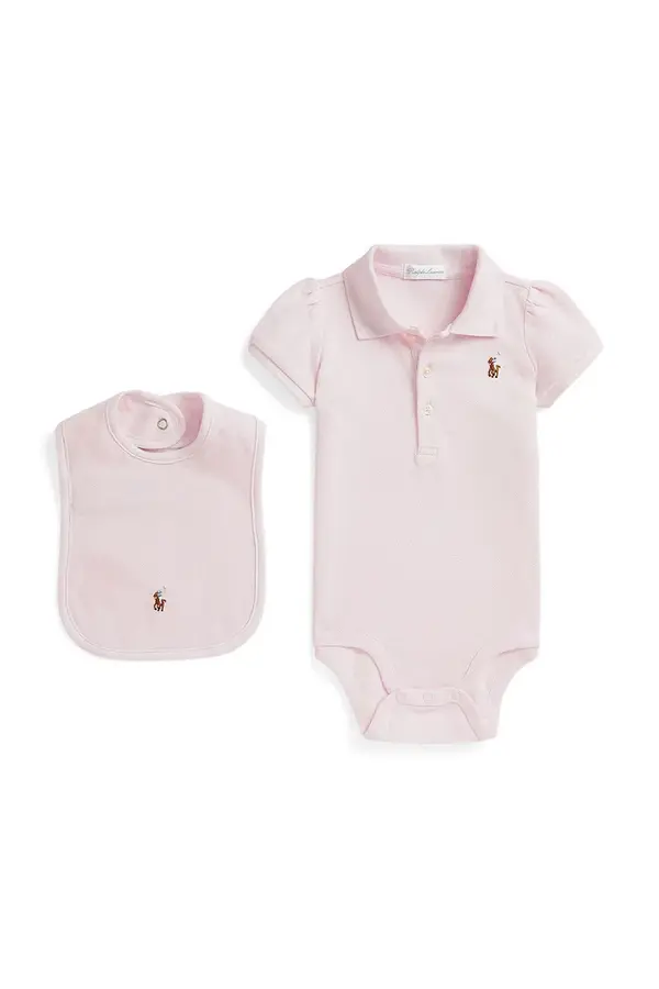 Polo Ralph Lauren Pamučni bodi za bebe Polo Ralph Lauren