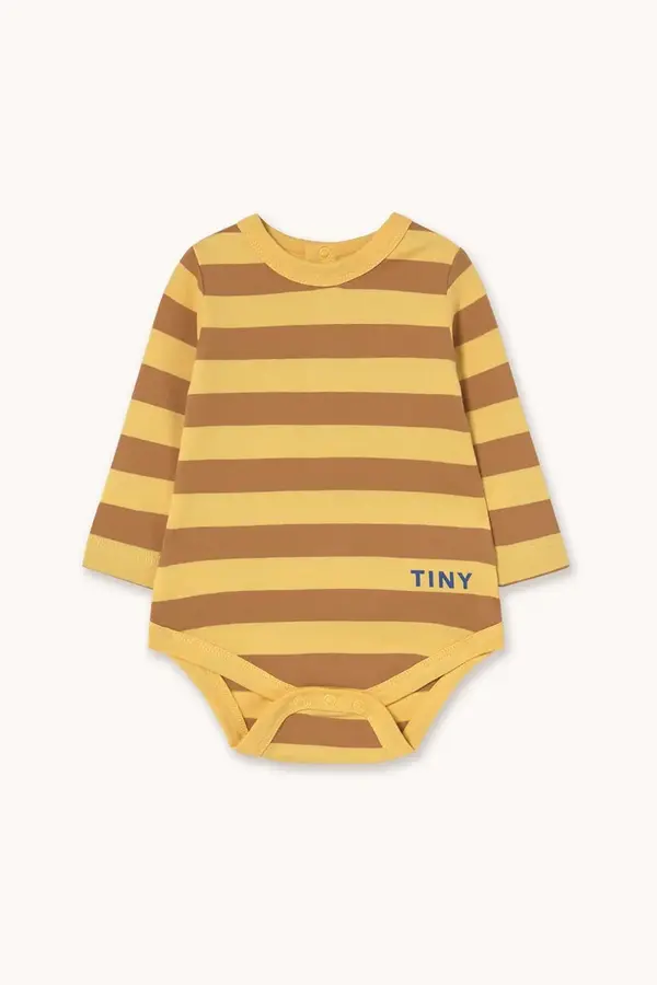 Tinycottons Pamučni bodi za bebe Tinycottons STRIPES KNIT BODY