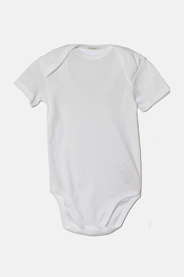 United Colors of Benetton Pamučni bodi za bebe United Colors of Benetton 3-pack 3GI70B079