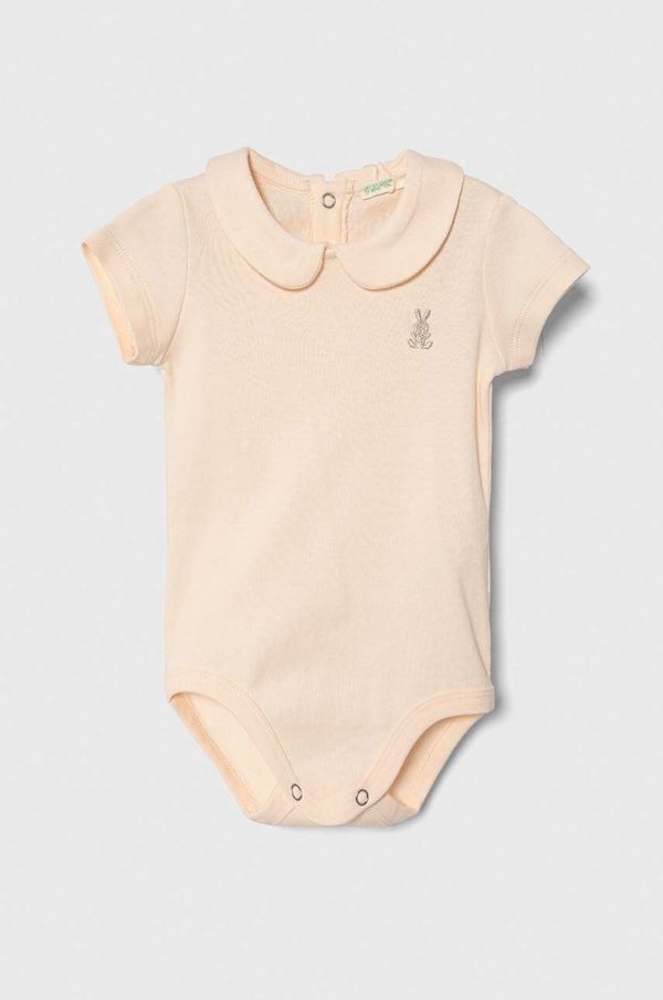 United Colors of Benetton Pamučni bodi za bebe United Colors of Benetton