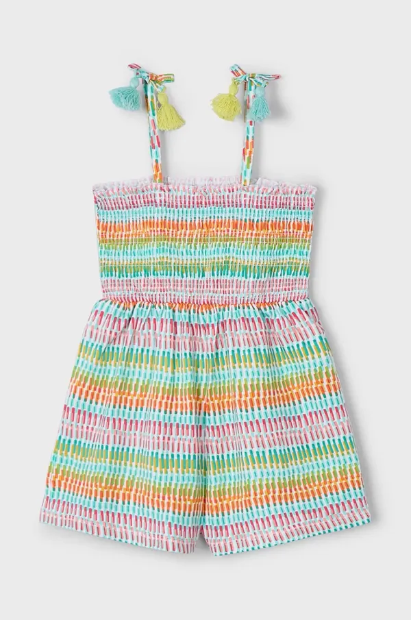 Mayoral Pamučni dječji kombinezon Mayoral boja: zelena, pamučni, 3877