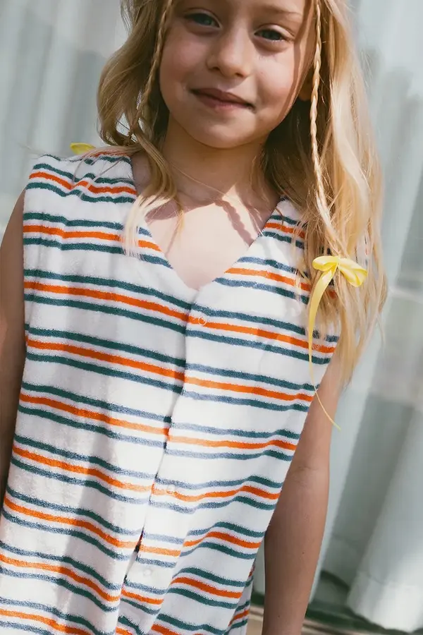 Tinycottons Pamučni dječji kombinezon Tinycottons STRIPES MULTICOLOR JUMPSUIT
