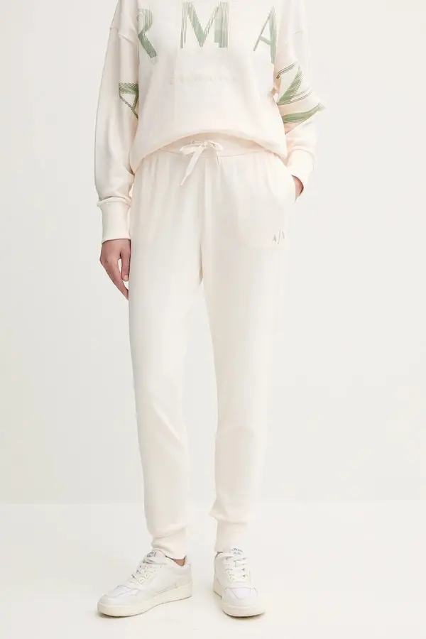 Armani Exchange Pamučni donji dio trenirke Armani Exchange