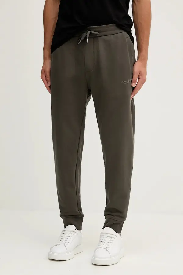 Armani Exchange Pamučni donji dio trenirke Armani Exchange