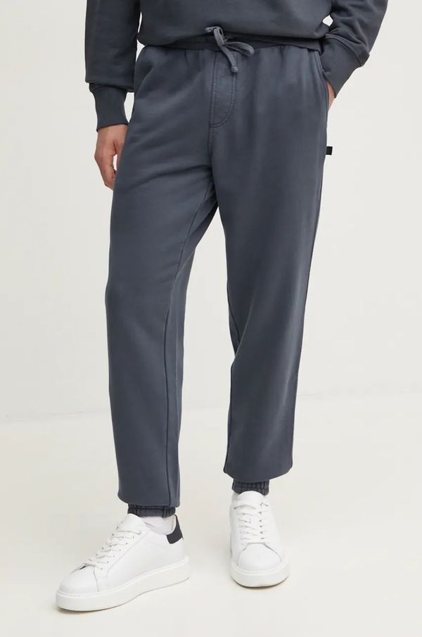 Calvin Klein Jeans Pamučni donji dio trenirke Calvin Klein Jeans boja: siva, bez uzorka, J30J326686