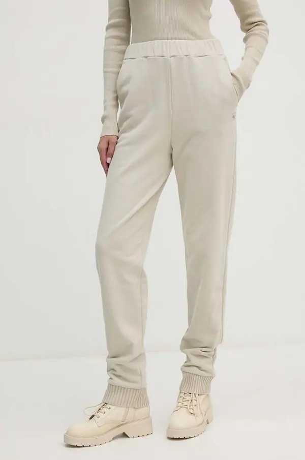 Calvin Klein Jeans Pamučni donji dio trenirke Calvin Klein Jeans