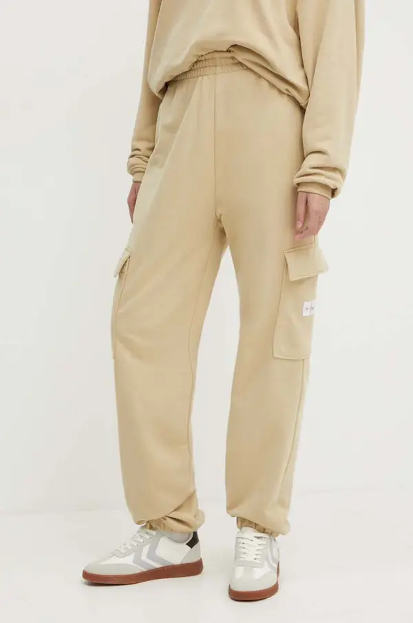 Calvin Klein Jeans Pamučni donji dio trenirke Calvin Klein Jeans