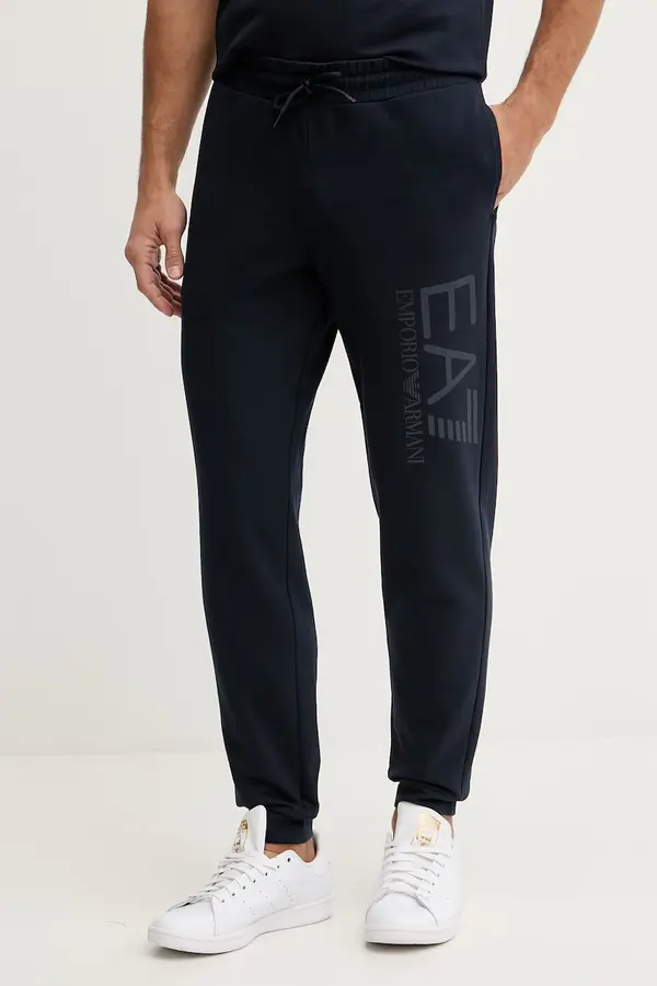 EA7 Emporio Armani Pamučni donji dio trenirke EA7 Emporio Armani