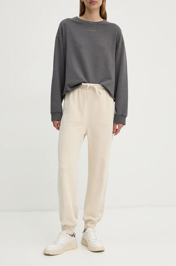 G-Star Raw Pamučni donji dio trenirke G-Star Raw boja: bež, s aplikacijom, D25407-D562