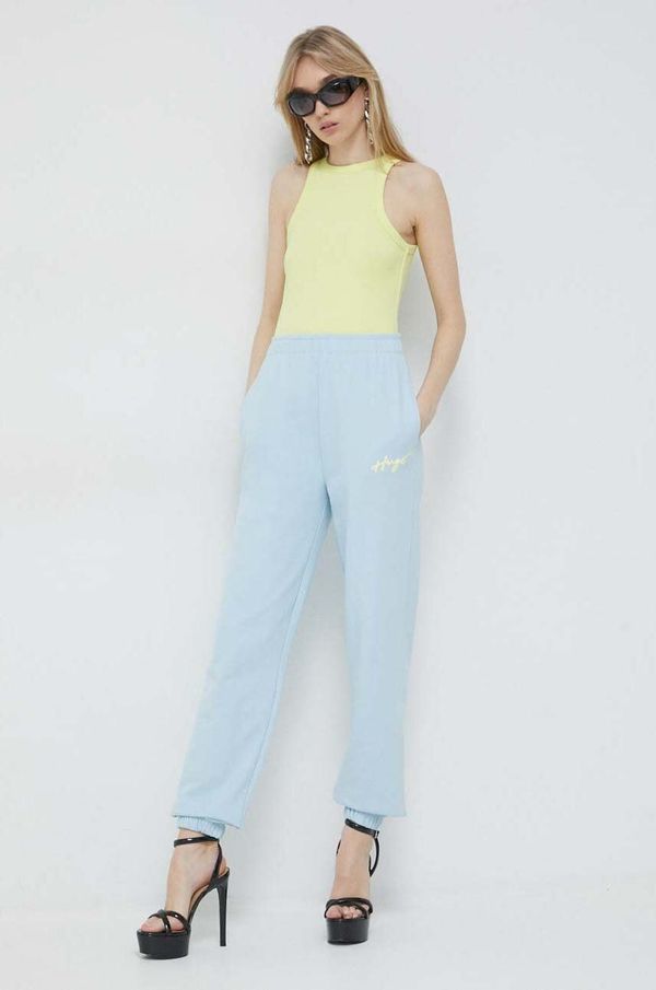 Hugo Pamučni donji dio trenirke HUGO s tiskom