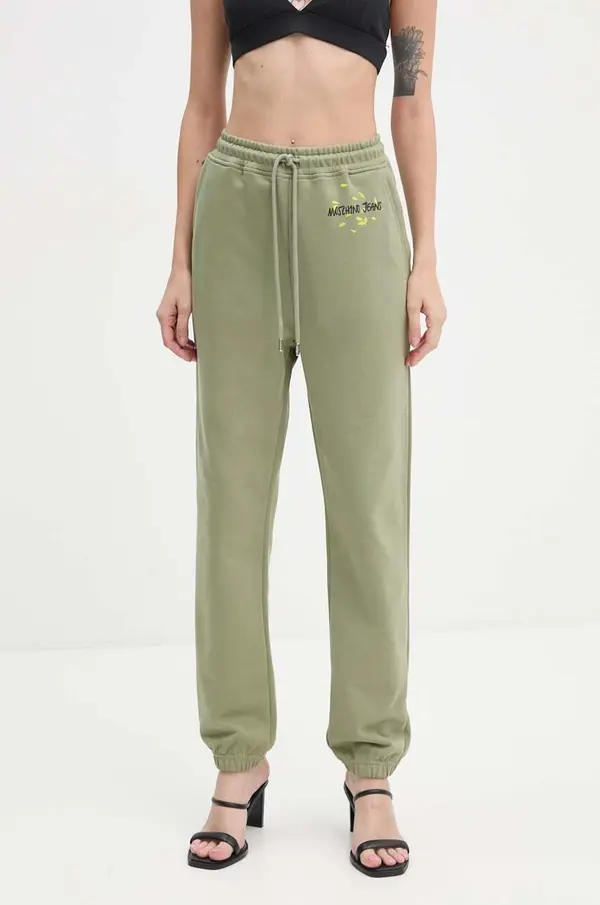 Moschino Jeans Pamučni donji dio trenirke Moschino Jeans
