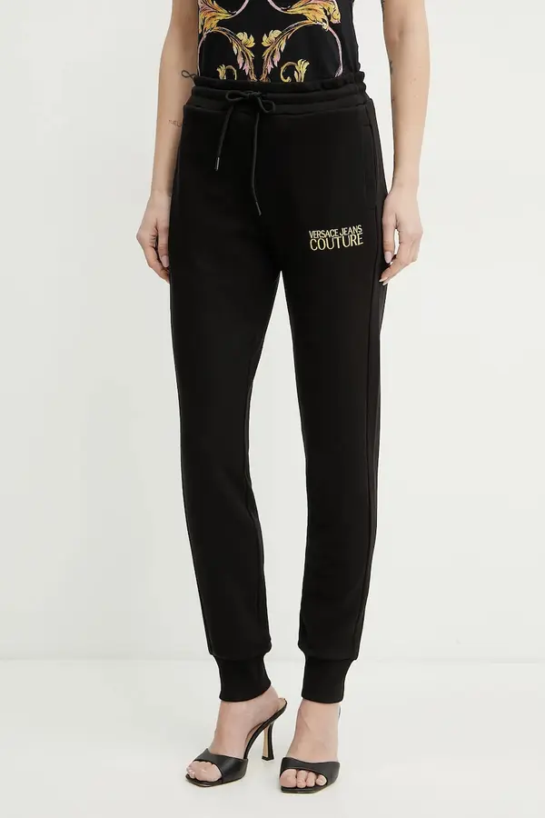 Versace Jeans Couture Pamučni donji dio trenirke Versace Jeans Couture