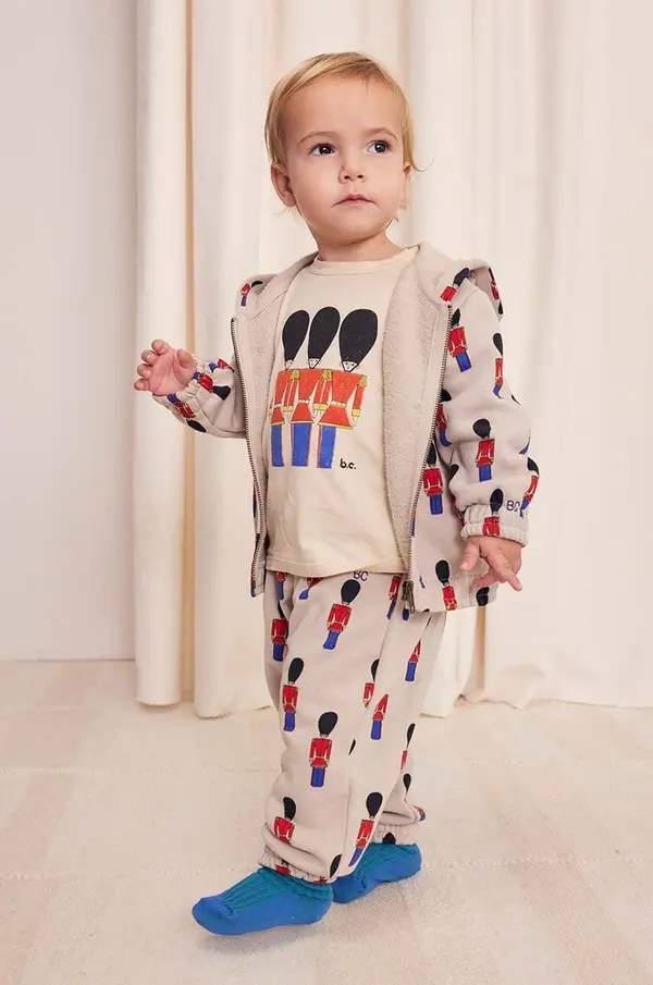 Bobo Choses Pamučni donji dio trenirke za bebe Bobo Choses Little Tin Soldier
