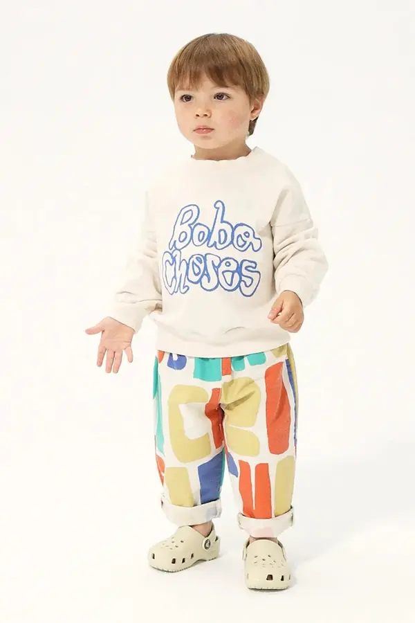 Bobo Choses Pamučni donji dio trenirke za bebe Bobo Choses