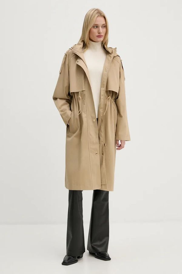 BA&SH Pamučni kaput BA&SH boja: bež, za prijelazno razdoblje, 1H22TED