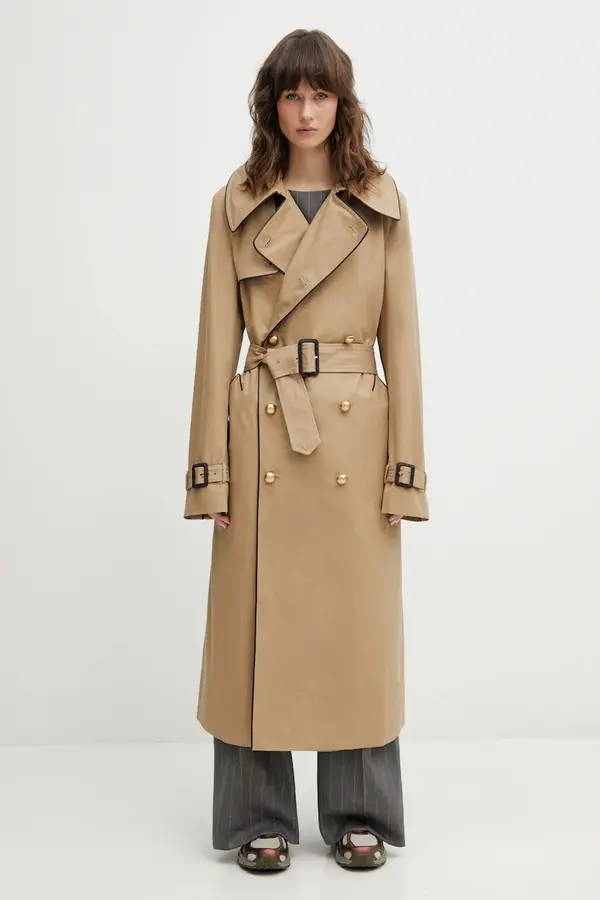 Wales Bonner Pamučni kaput Wales Bonner Gates Crombie Coat